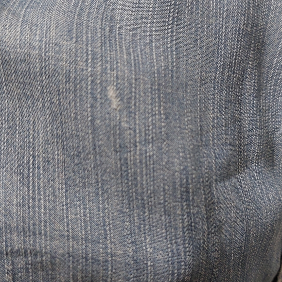 Women's Blue Cotton Lightweight Button Down Shirt Size 18 - Picture 5 of 6